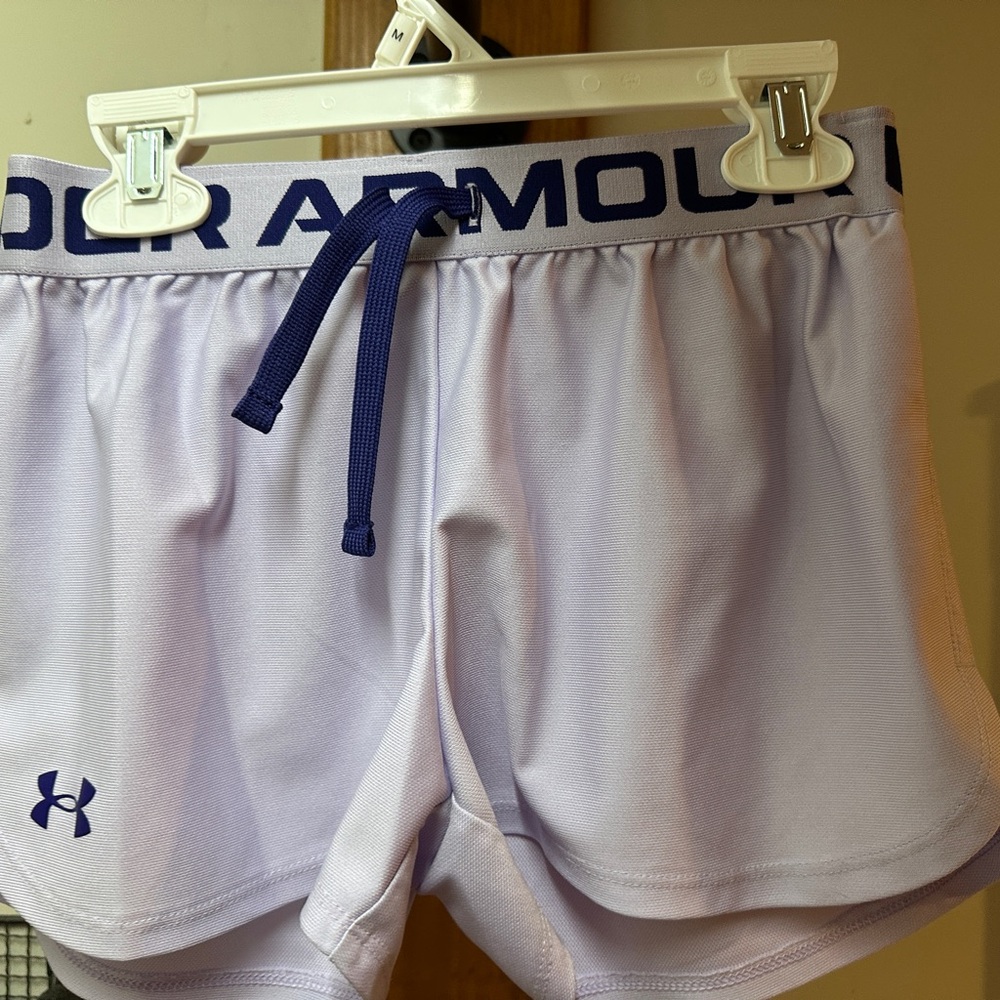 Under Armour Girl’s Lavender Athletic Shorts